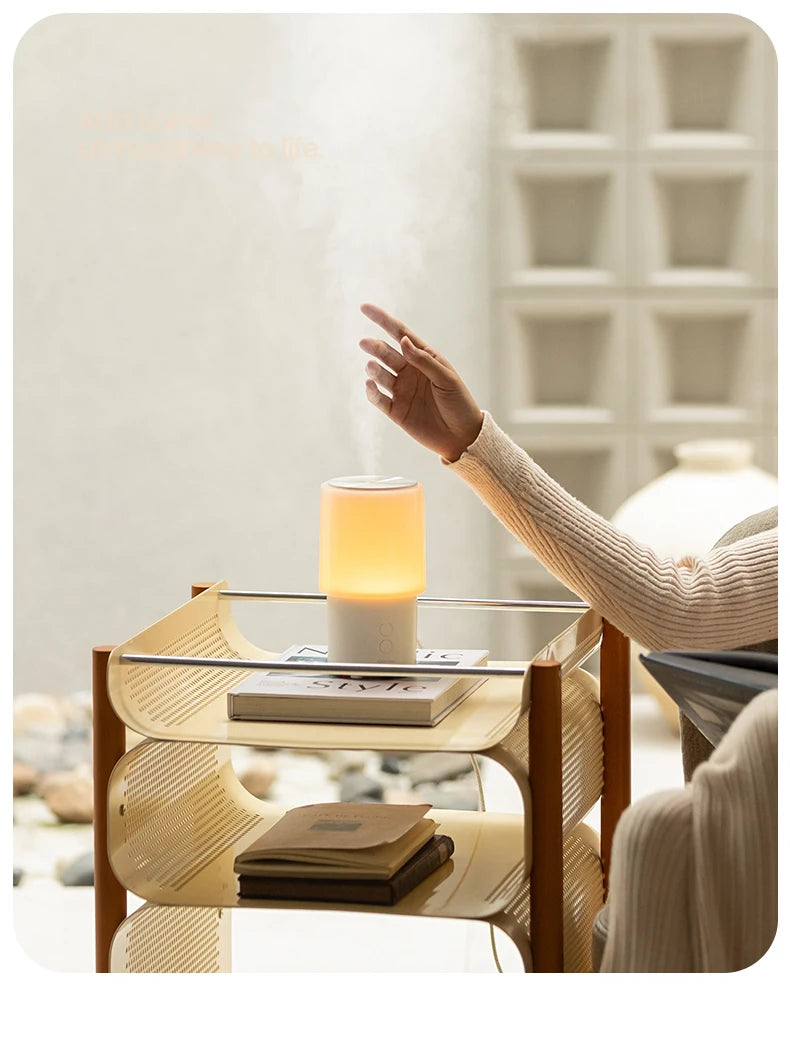 Minimalist Aura Aroma Diffuser & Ambient Night Lamp (140ml)