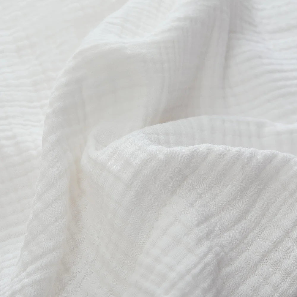 6-Layer Cotton Muslin Throw Blanket – Lightweight & Breathable
