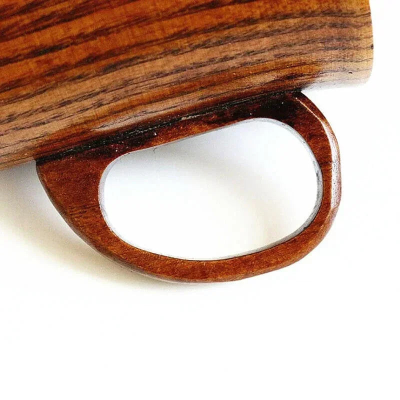 Minimalist Handmade Wooden Mug – 400ml Natural Wood Coffee & Tea Cup