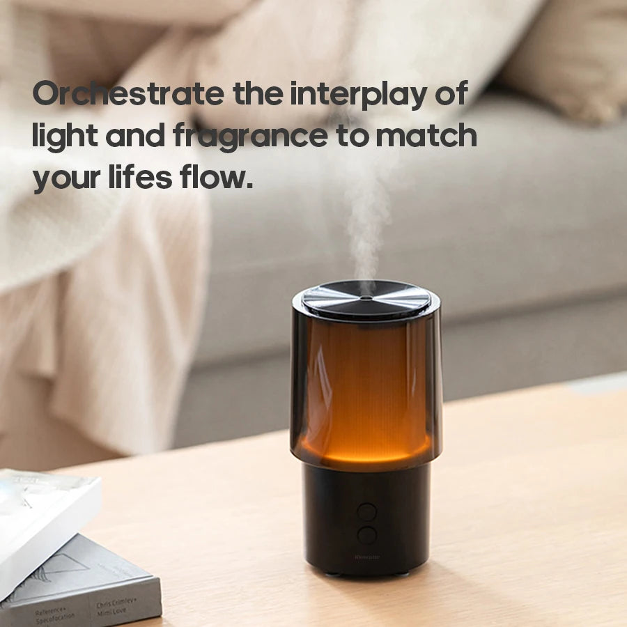 Minimalist Aura Aroma Diffuser & Ambient Night Lamp (140ml)