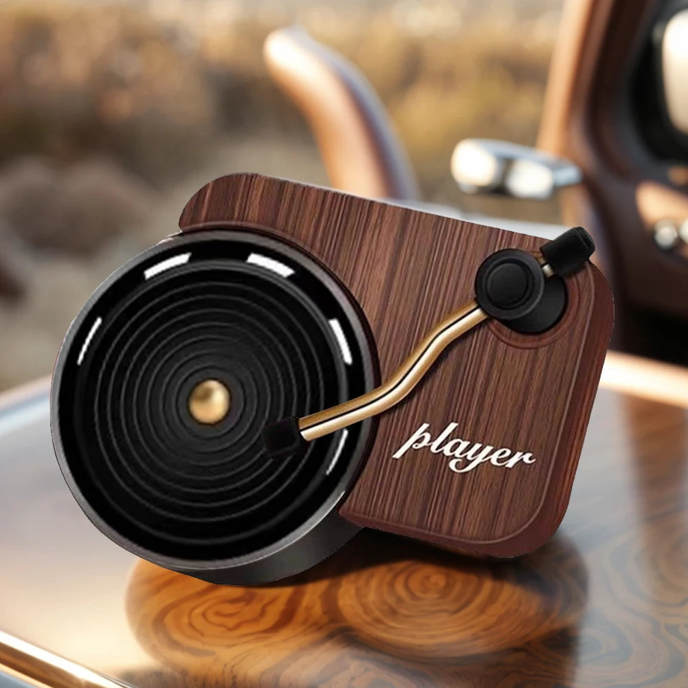 Retro Vinyl Record Player Car Air Freshener
