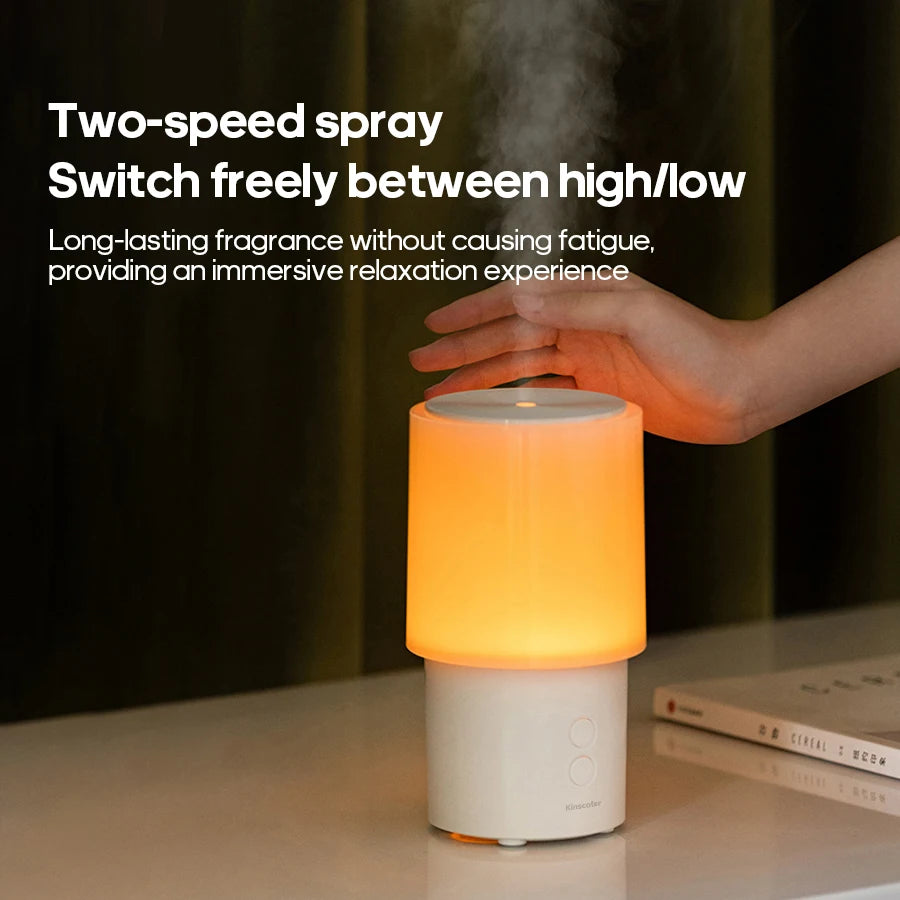 Minimalist Aura Aroma Diffuser & Ambient Night Lamp (140ml)