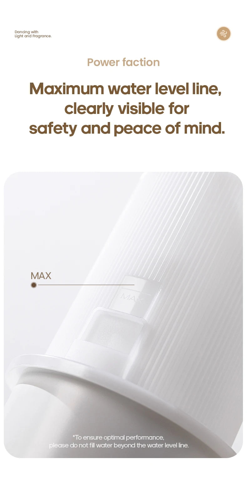 Minimalist Aura Aroma Diffuser & Ambient Night Lamp (140ml)